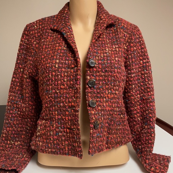 Tweed button up short jacket - Picture 6 of 10